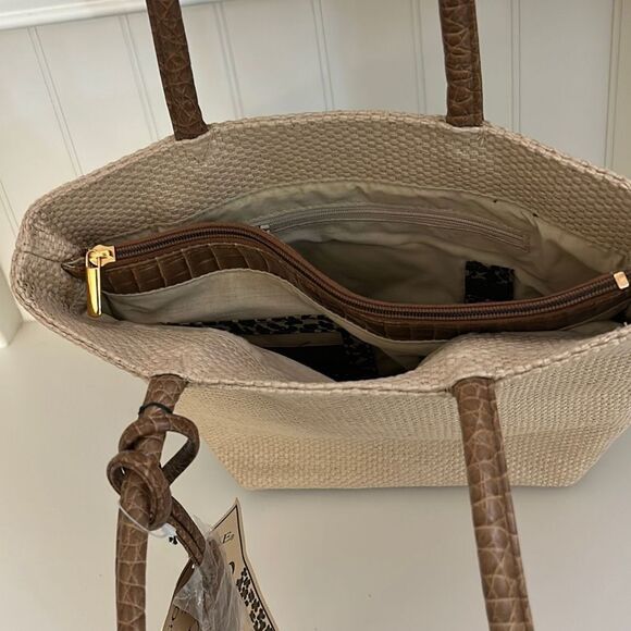 Straw Organizer Tote NWT - Picture 6 of 8